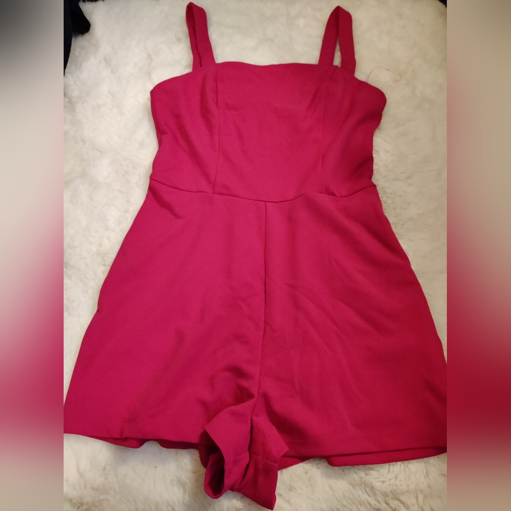 Crystal Sky pink Romper
